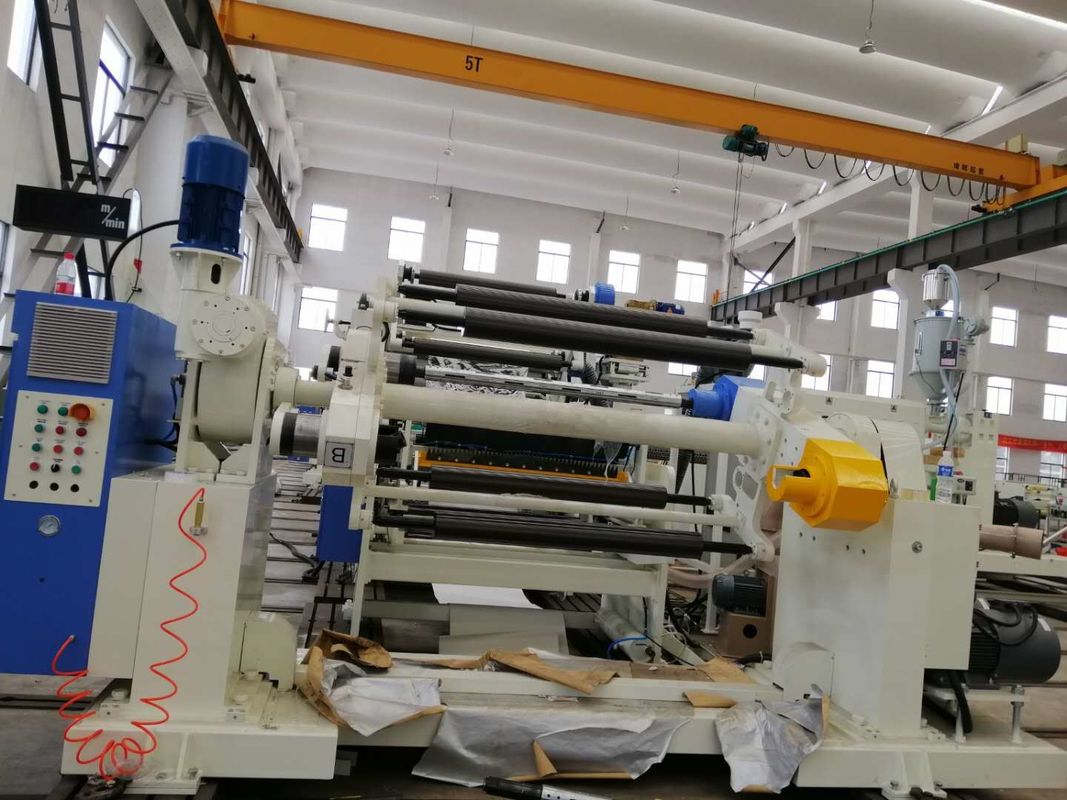 색깔 포장 영화 박판으로 만드는 기계 최대 600mm 샌드위치 직경